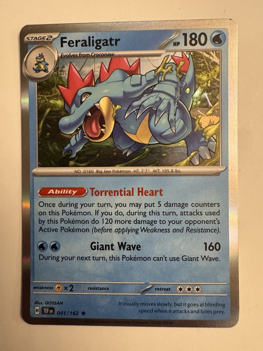 FERALIGATR 041/162 TEMPORAL FORCES POKEMON (HOLO)