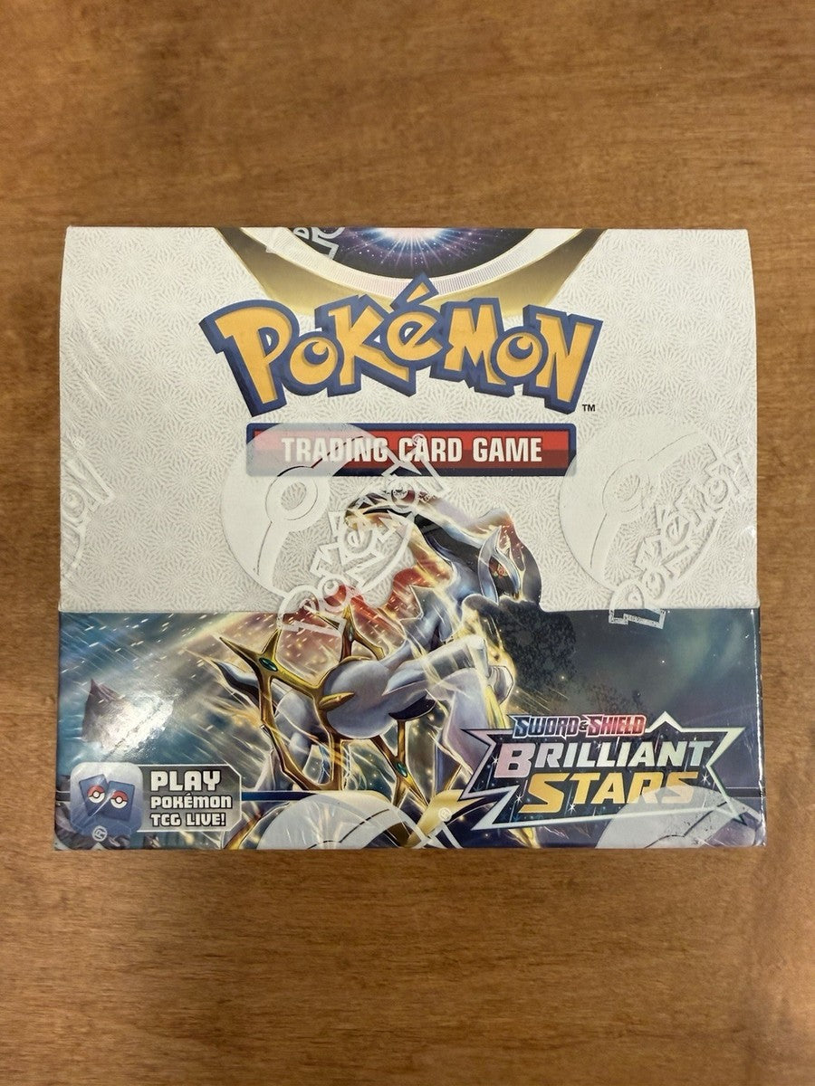 Pokemon Sword & Shield Brilliant Stars Factory Sealed Booster Box (36 Packs)  NEW