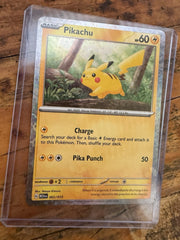 ULTRA RARE Pikachu Pokémon card- 2025 McDonald's Pokémon Promo - Mint