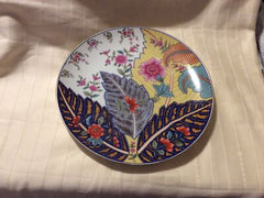 Tobacco Leaf Fine China by Mann Plate 10.25 Diameter Genus Nicotinia  Multicolor