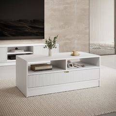 Tavares - Salontafel met lade - Wit