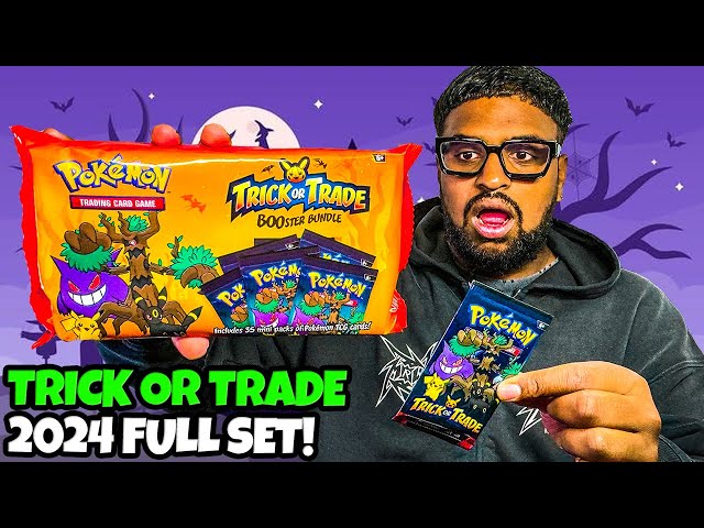 How Many Packs to Complete Pokemon Trick or Trade 2024 Set?