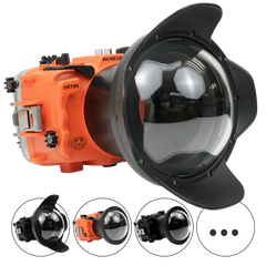 [a6700-v2-dp90a6] Salted Line Sea Frogs Underwater Camera Housing for Sony A6700 with V2 Dome Port