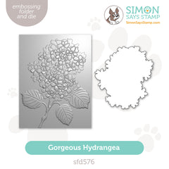 Simon Says Stamp Embossing Folder and Cutting Dies Gorgeous Hydrangea sfd576 Always There