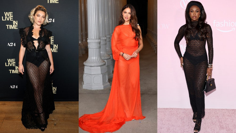 Celebrities Wearing Sheer Outfits: Red Carpet Style Trends [PHOTOS]