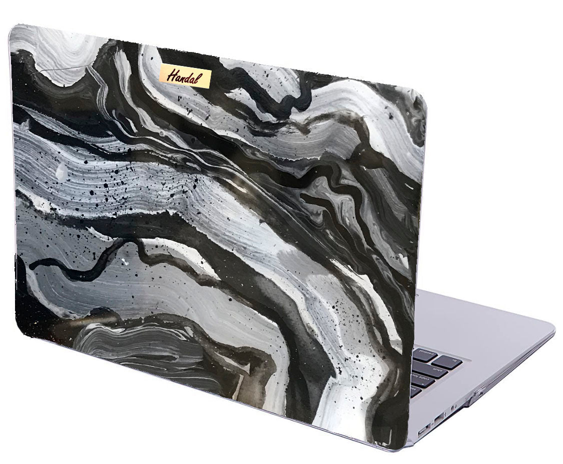 silver marble  MacBook case