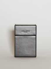 Saint Laurent Men's' Paris Cigarette Box in Black