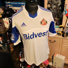Sunderland 2014/15 Vintage Retro White/Blue Third Jersey
