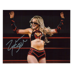 Zayda Steel In Ring Arms Open 8x10 Promo - Autographed