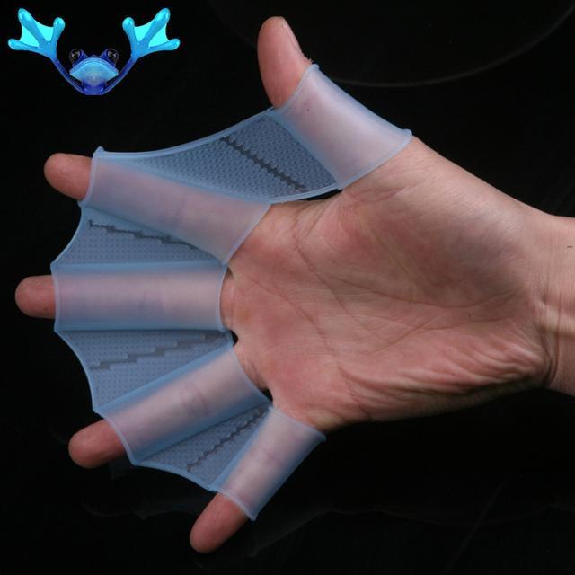 Gadgets d'Eve SWIMY™ : Gants Palmés en Silicone Pour la Natation