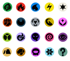 Pokemon TCG Trading Card Game All Type Symbols (Fanmade to fill in the gaps) PNG to help with any videos or projects needing some! Free to use! : r/pokemon