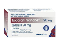 Tadalafil Sandoz 20mg Tablets 4 (Prescription Only - Do Not Buy Unless You Have A Script)