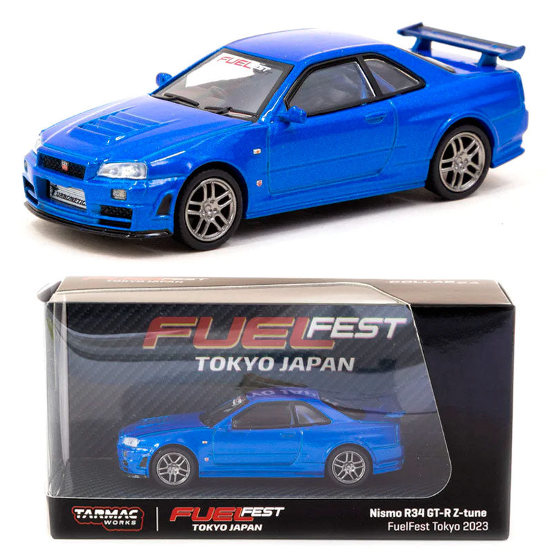 Tarmac X Schuco Nismo R34 GT-R Z-Tune FuelFest 2023 (1:64)