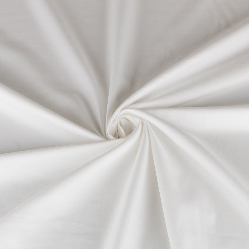 Tissu Velours Coton Écru