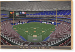 The Kingdome 1985 - Wood Print