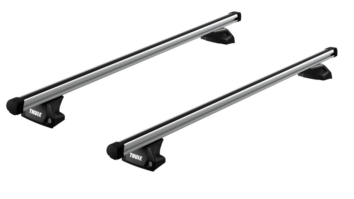 Thule Evo roof bar system for the MITSUBISHI ASX 5-dr SUV, 2023 on with 7106 flush rail foot pack and Thule ProBars