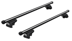 Thule ProBar roof rack system for the MITSUBISHI Legnum 5-dr Estate, 1997 - 2005 with raised roof rails