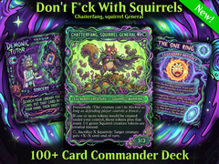 Chatterfang Squirrel Tribal Rick and Morty Commander Proxy Deck