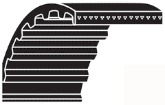 Bestorq 1800-8M-370 HTD Timing Belts