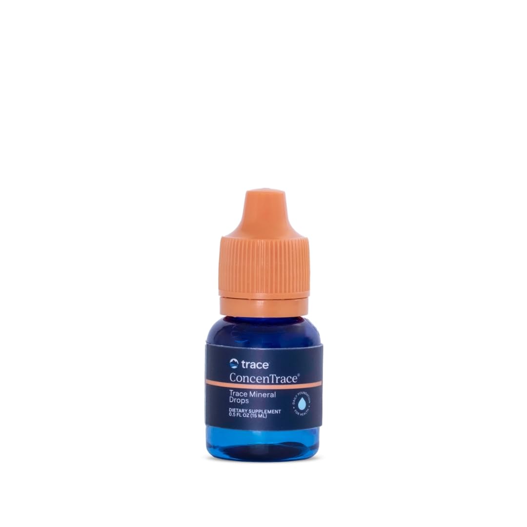 Trace Minerals ConcenTrace Drops bottle with label