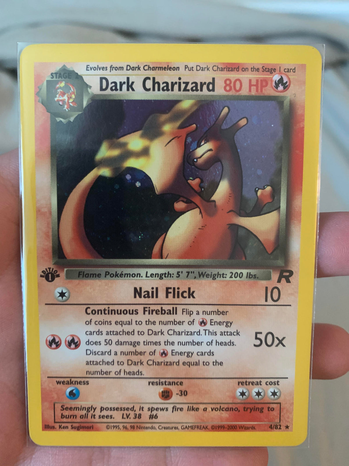 Let's see your most valuable card! Pictured: NM 1st edition Dark Charizard holo from Team Rocket : r/pokemon