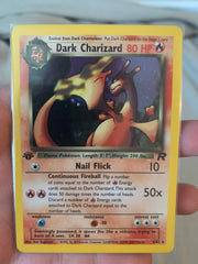 Let's see your most valuable card! Pictured: NM 1st edition Dark Charizard holo from Team Rocket : r/pokemon