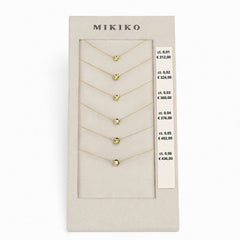 Mikiko pacchetto cl d5150 cipollina 18kt oro giallo 0,01-0,02-0,03-0,04-0,05-0,06 M.LIGHTBOX.66-G