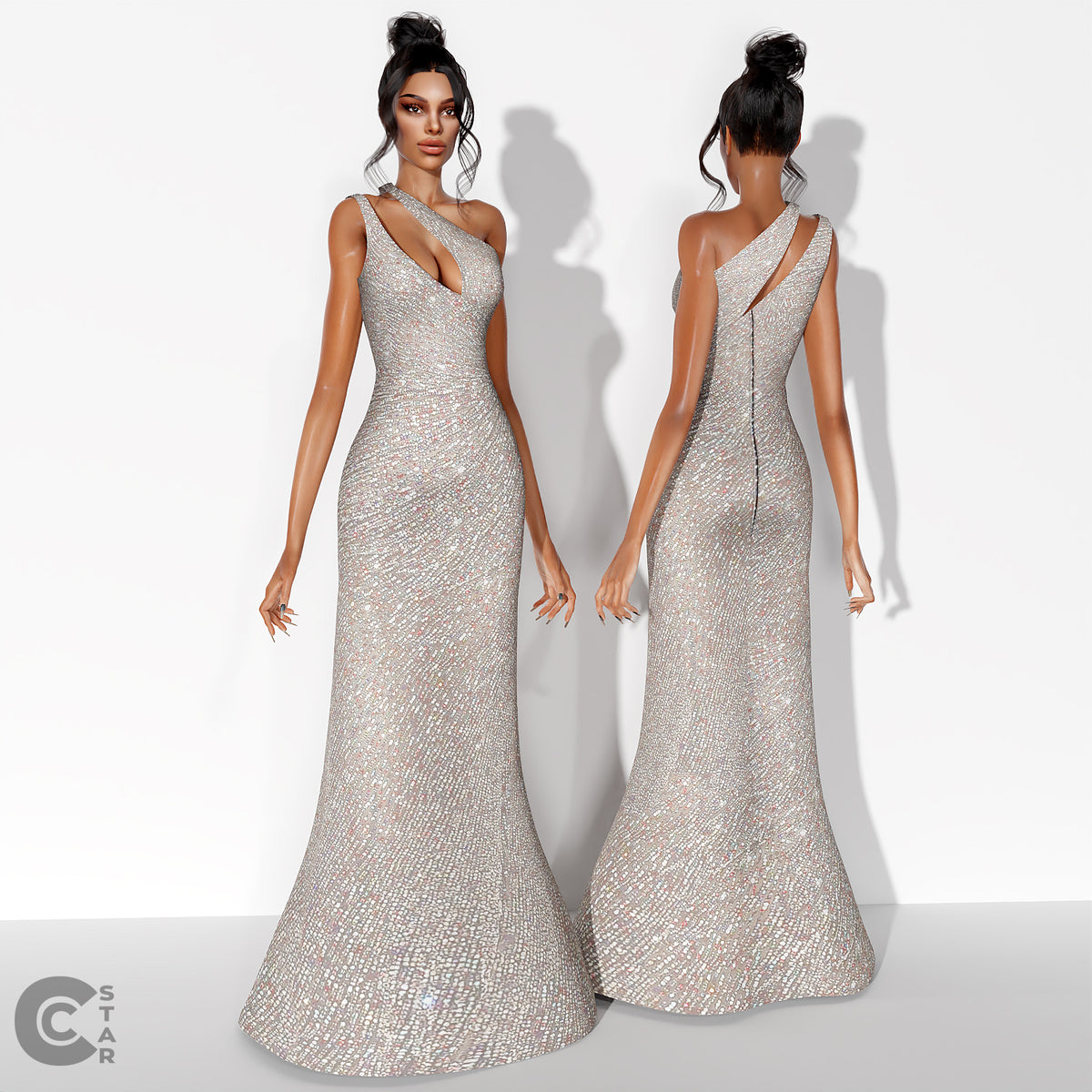 Sparkly Evening Gown - The Sims 4 Create a Sim