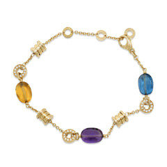 used Bvlgari B.Zero 1 Diamond & Multi Gem Bracelet