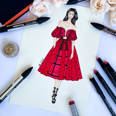 Fashion Dress Drawing Sketch 45+ Best Fashion Design Sketches For Your Inspiration