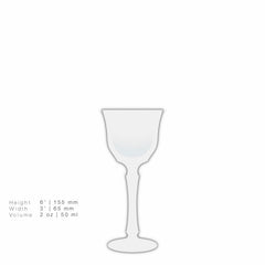 Ruby Cordial Glass | Hock | Saint Tropez