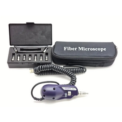 Viavi JDSU P5000i fiberscope probe with carry bag and full set of 9 fibre inspection tips