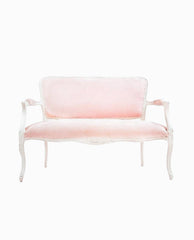 VICTORIAANSE BANK - ROZE VELVET huren voor bruiloften en lounges