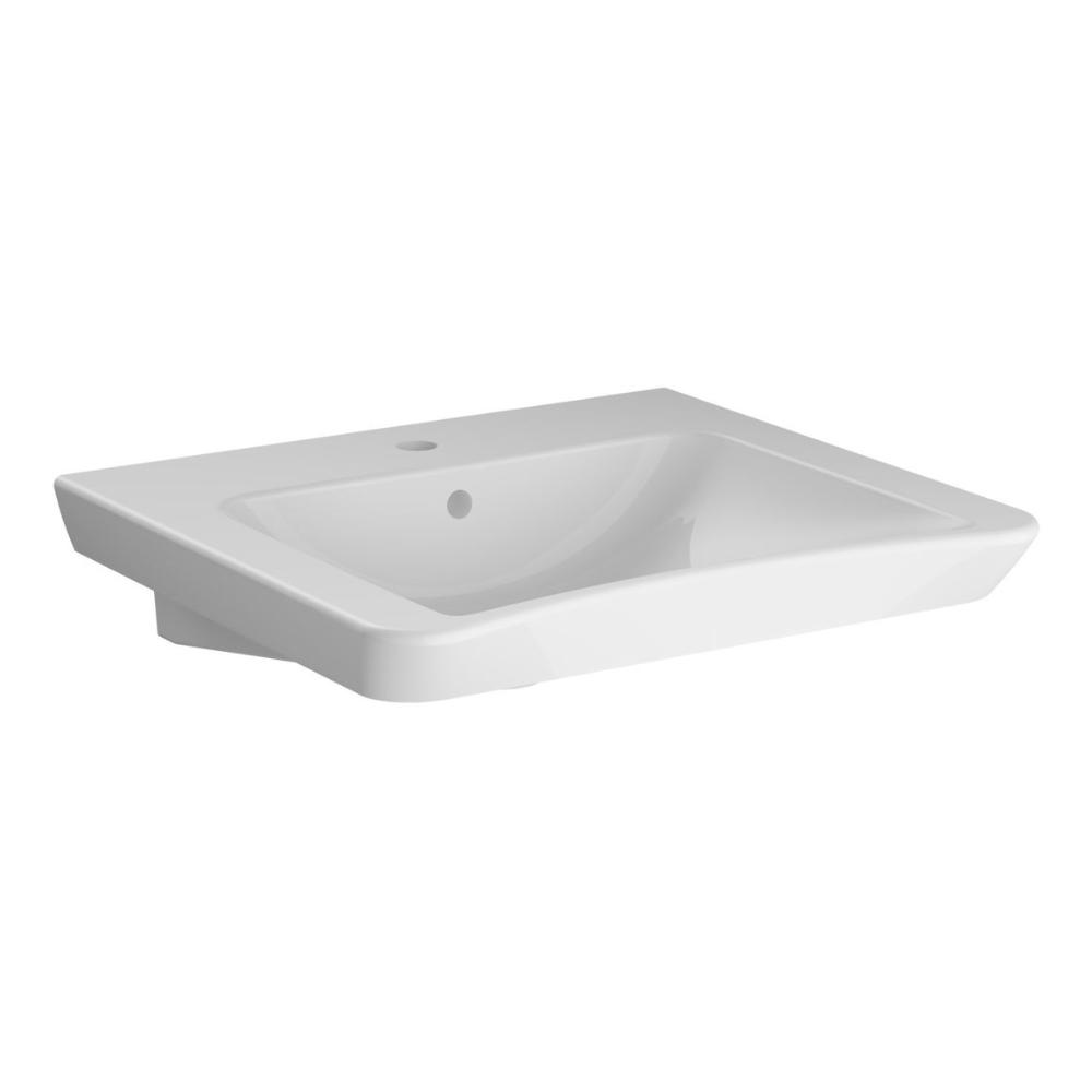 VitrA S20 1TH Basin w/Overflow - White - Unbeatable Bathrooms