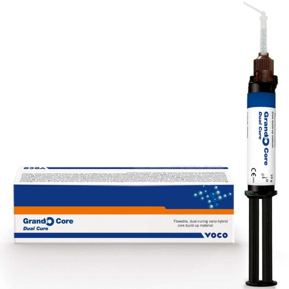 Voco Grandio Core Dual Cure Build-ups QuickMix syringe Blue 10g