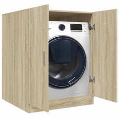 machine binnen kast - Wasmachine kast 70,5x71,5x91,5 cm sonoma eikenkleurig