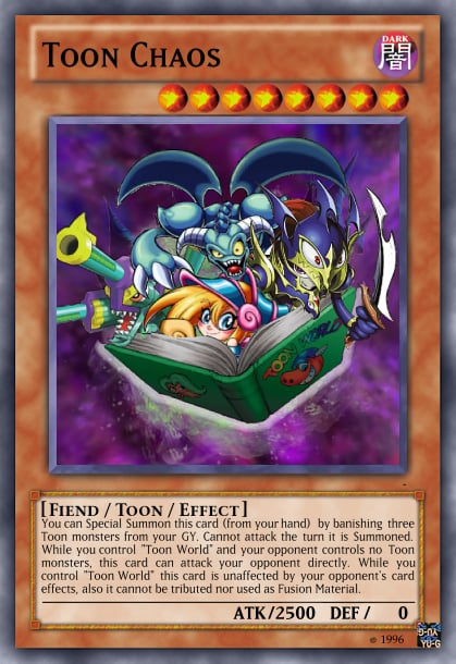 What do you think of my custom Toon card? (OC) : r/yugioh