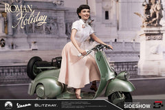 BLITZWAY - Vacanze Romane (Roman Holiday) - Princess Ann (Audrey Hepburn) & 1951 Vespa 125 - Statue 1:4
