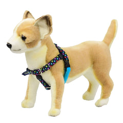 XXSmall Gumball & Black Polkadots Freedom No-Pull Harness 13"-16" Chest 2 Hounds Design