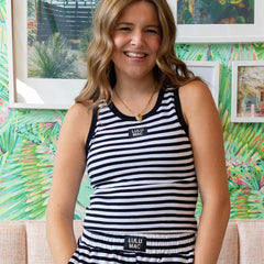 Lulu Mac Black Stripe Tank